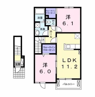 アヴェニール【2階】の間取り