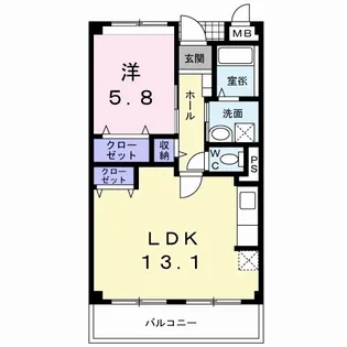 グレイスマンションⅡ【3階】の間取り