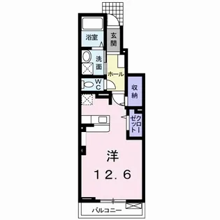 カーサ プラシードⅡ【1階】の間取り