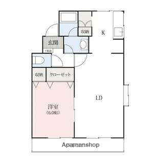 プレザージュ中島【3階】の間取り