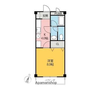 エスポワール【2階】の間取り