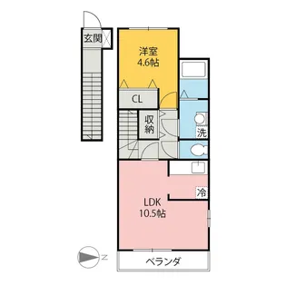 アンダンテ【201号室】の間取り