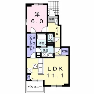 グレイスⅠ【1階】の間取り
