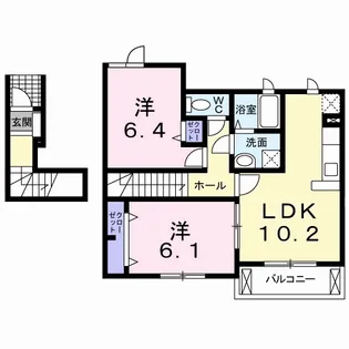 イノセント【2階】の間取り