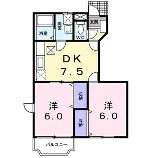 プチマロン【1階】の間取り