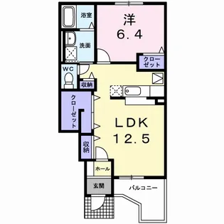 コンフォート・ガーデン【1階】の間取り