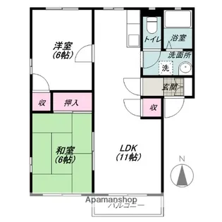 パディ【2階】の間取り