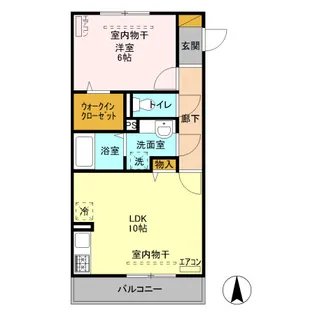 サンライトレジデンス駒形【2階】の間取り