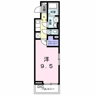 ガーデン 宮【2階】の間取り
