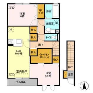 クラーレY【2階】の間取り