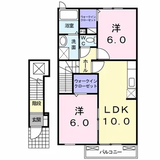 ヴェル・カーサ【2階】の間取り