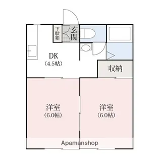 リーブルC【2階】の間取り