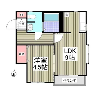 チェリーボブ【1階】の間取り