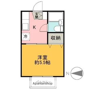 TMコーポ【105号室】の間取り