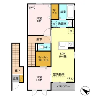 マリオーネ F【2階】の間取り