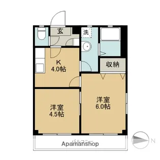 ベアート【1階】の間取り
