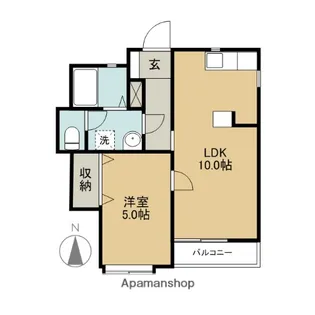 ファミールマジェスタ東棟・西棟【2階】の間取り