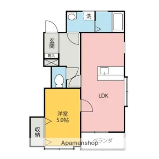 ファミールマジェスタ東棟・西棟【1階】の間取り