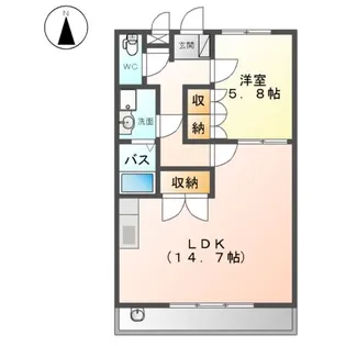 ピュア ステージ【105号室】の間取り