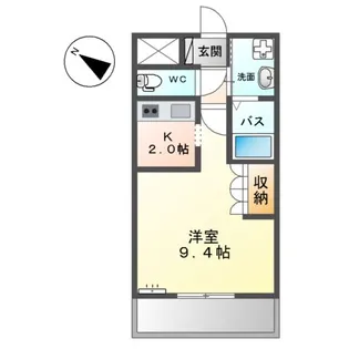 ウイング ベル【2階】の間取り