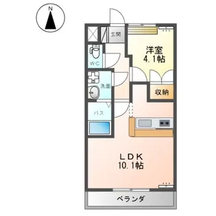 プロニティ ピア ’09【2階】の間取り