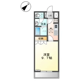 サニーヒル都【1階】の間取り