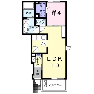 ラコルタ【1階】の間取り