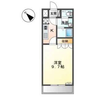 キャトルレーヴ【2階】の間取り