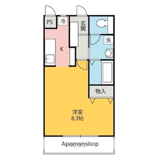 エストゥディオ・K【301号室】の間取り