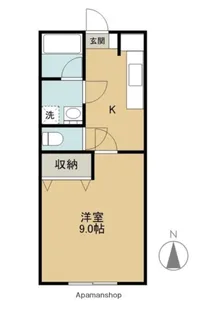 コモドカーサ下小出【2階】の間取り