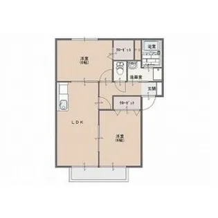 ソレジオ文京【1階】の間取り