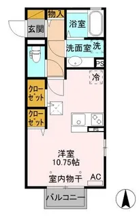 プレシャス天川原【1階】の間取り