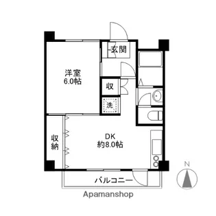サンハイツ橋本【303号室】の間取り