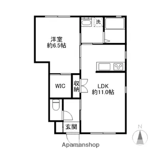 ポナールA・B・C・D【1階】の間取り