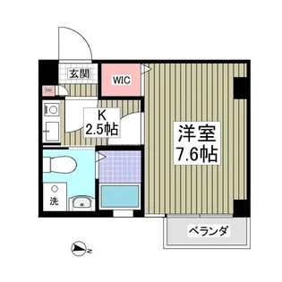 STUDIO FLAT【1階】の間取り