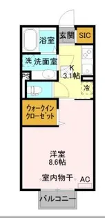 プランドール【1階】の間取り