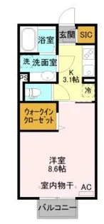 プランドール【2階】の間取り