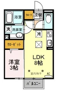 スピネル【1階】の間取り