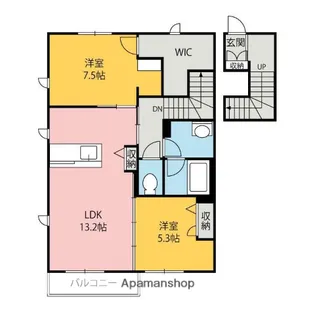 サラA【2階】の間取り