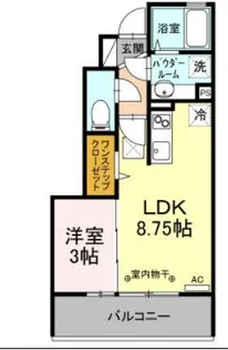 サンライトレジデンス Ⅲ【1階】の間取り