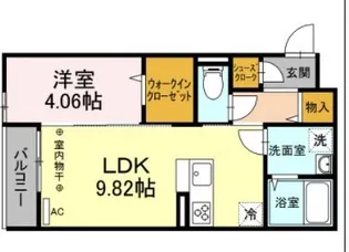 オペラハウス千代田【2階】の間取り