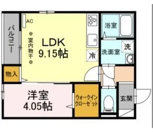 オペラハウス千代田【2階】の間取り