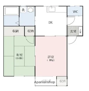 パークハイツサトウ【2階】の間取り