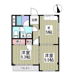 昭和マンション【301号室】の間取り