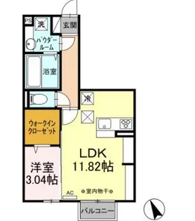 チェントロクオーレⅠ【1階】の間取り