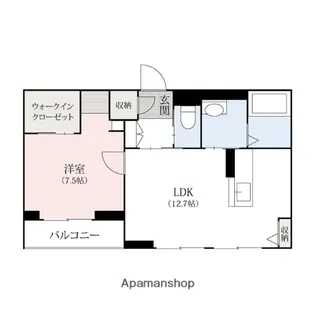 マーベラス古市【1階】の間取り