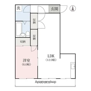 LARA荒牧【3階】の間取り