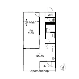 モンテ・レオーネ【1階】の間取り
