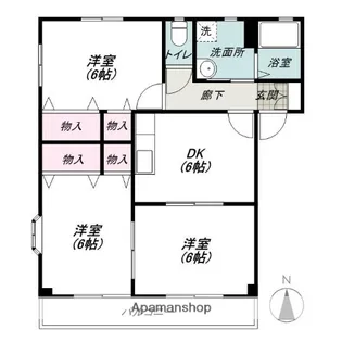 シルフィードC【102号室】の間取り