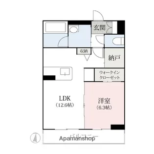 グランメール(総社町植野)【1階】の間取り